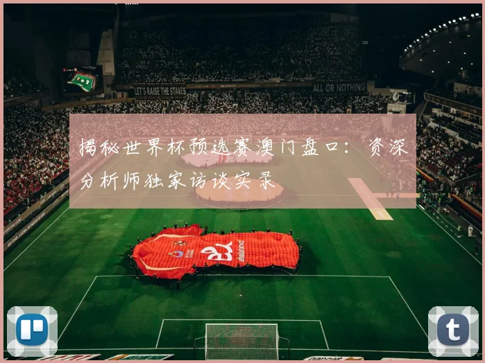 揭秘世界杯预选赛澳门盘口:资深分析师独家访谈实录
