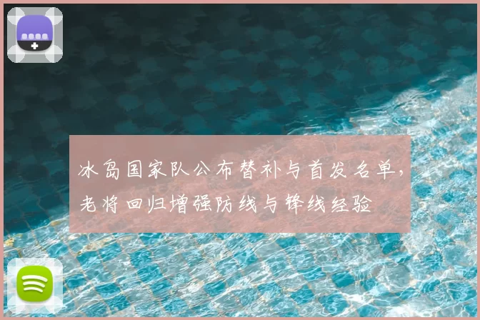 冰岛国家队公布替补与首发名单，老将回归增强防线与锋线经验